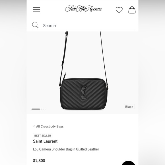 Saint Laurent Lou Camera Bag, worn twice. Bought Dec 23@ authorized SL boutique - Picture 2 of 16